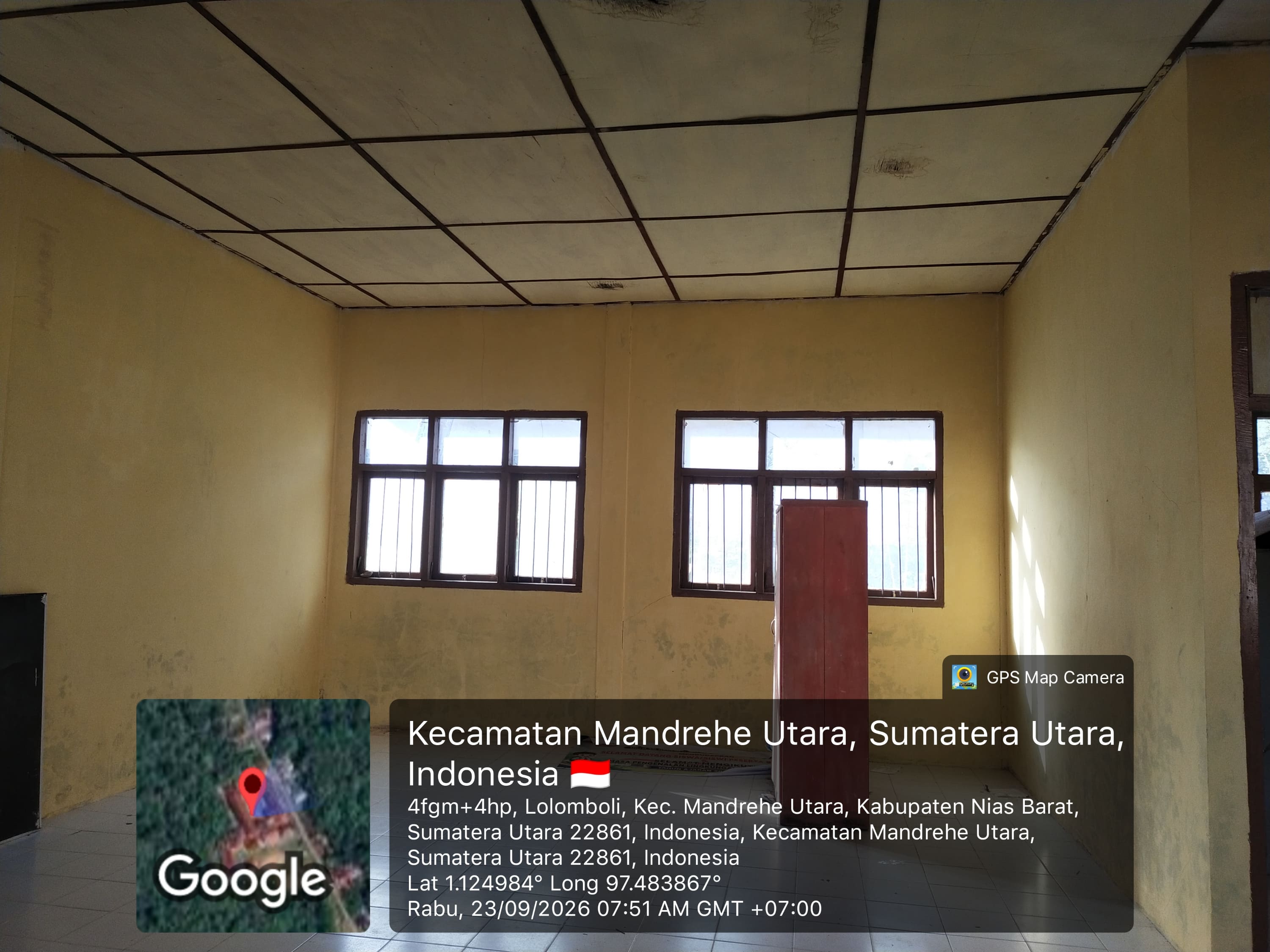 Pengecetan Perpustakaan sesudah di cet. UPTD SD NEGERI NO.075058 LOLOMBOLI TALUNOYO